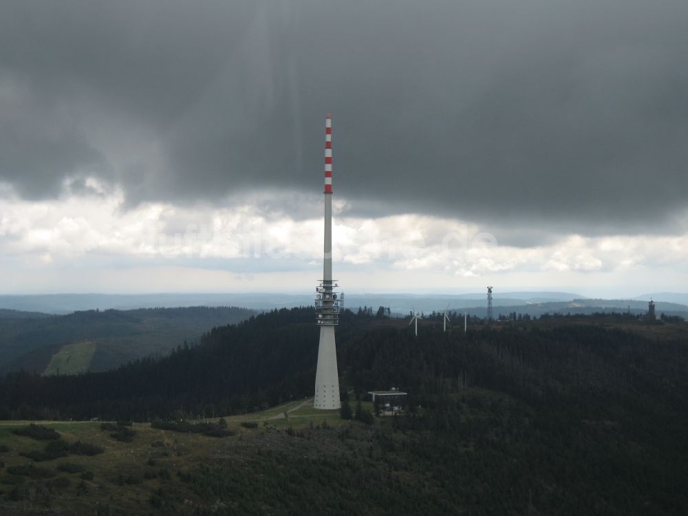 Bühl von oben - Funkturm in Bühl im Bundesland Baden-Württemberg