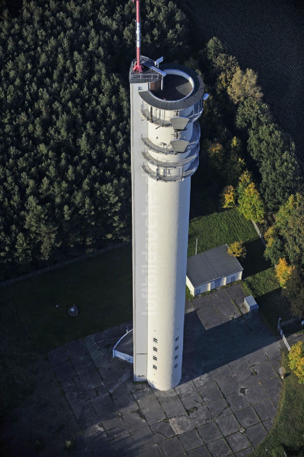 Luftaufnahme Pinnow - Funkturm Pinnow