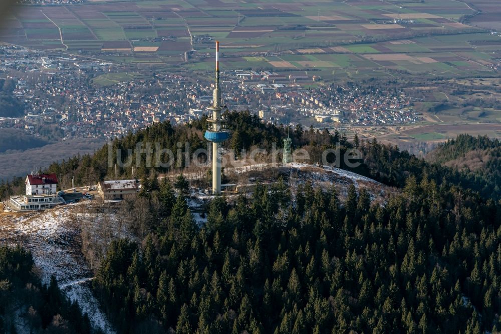 Luftbild Schallsingen - Funkturm und Sendeanlage als Grundnetzsender Sender Blauen in Schallsingen im Bundesland Baden-Württemberg, Deutschland