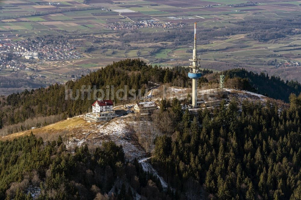 Luftaufnahme Schallsingen - Funkturm und Sendeanlage als Grundnetzsender Sender Blauen in Schallsingen im Bundesland Baden-Württemberg, Deutschland