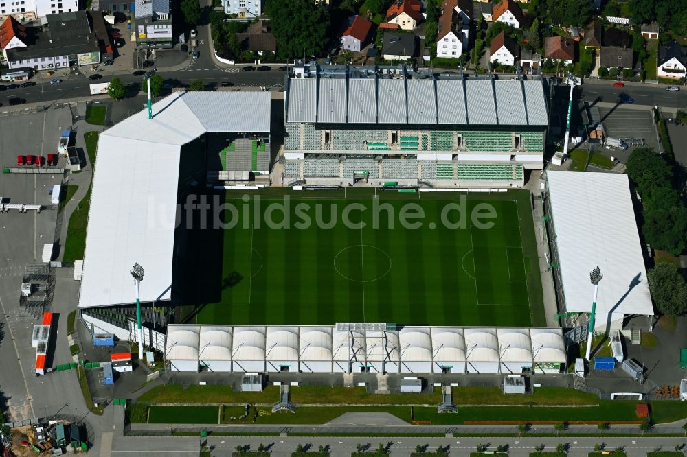 Luftbild Fürth - Fussballstadion Sportpark Ronhof in Fürth im Bundesland Bayern, Deutschland