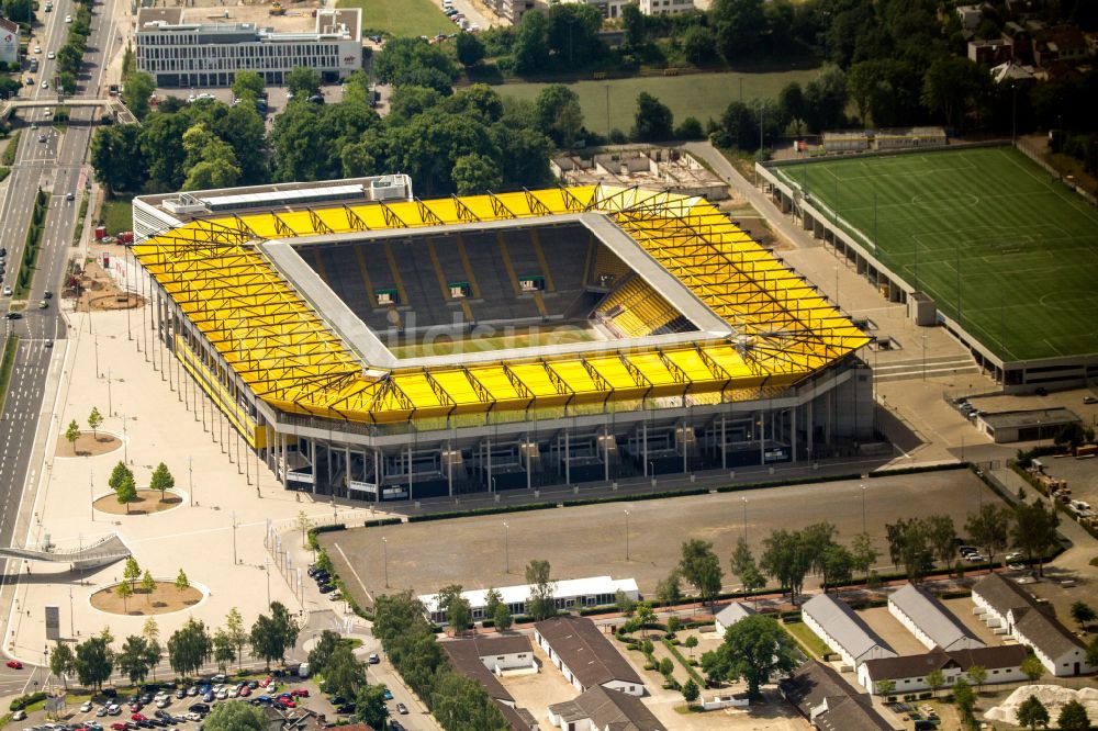 Luftbild Aachen - Fussballstadion TSV Alemannia Aachen GmbH in Aachen im Bundesland Nordrhein-Westfalen, Deutschland