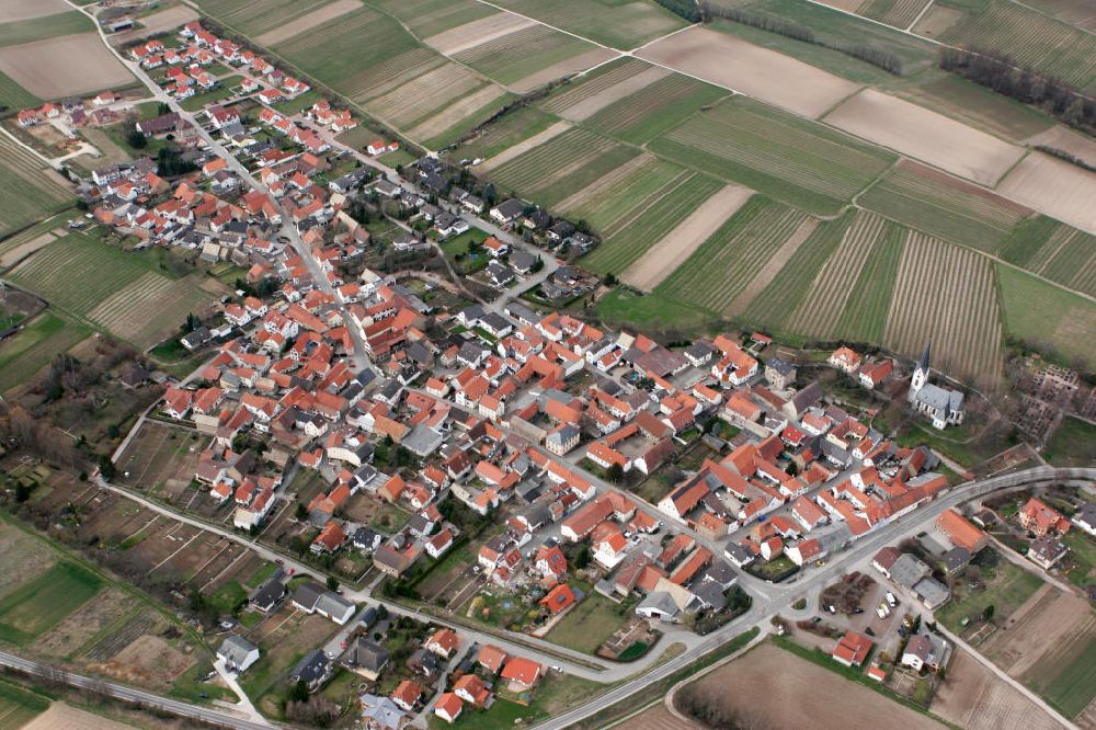 Luftbild Gabsheim - Gabsheim