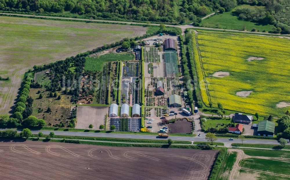 Luftbild Wees - Gartencenter in Wees im Bundesland Schleswig-Holstein, Deutschland