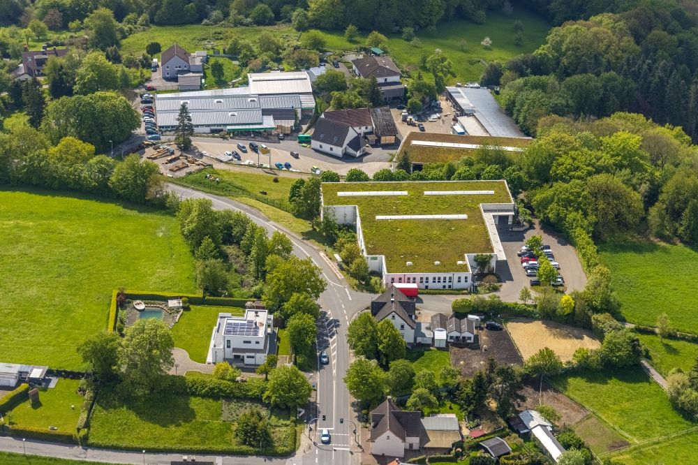 Luftbild Herdecke - Gartencenter an der Wittener Landstraße in Herdecke im Bundesland Nordrhein-Westfalen, Deutschland