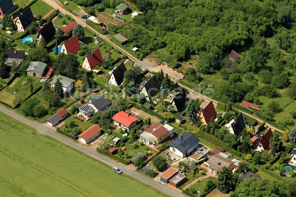 Luftbild Kelbra (Kyffhäuser) - Gartensparte in Kelbra im Bundesland Sachsen-Anhalt