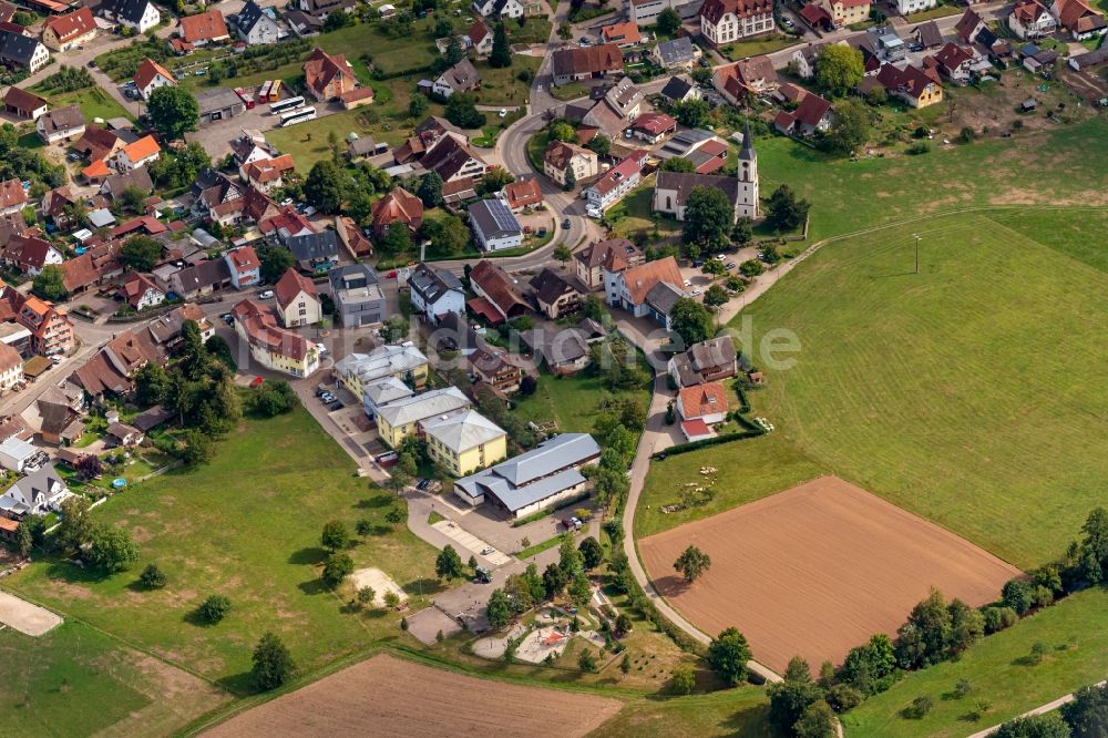 Luftbild Sexau - Gebäude des Altersheim - Seniorenresidenz Altenpflegeheim Hochburgblick in Sexau im Bundesland Baden-Württemberg, Deutschland