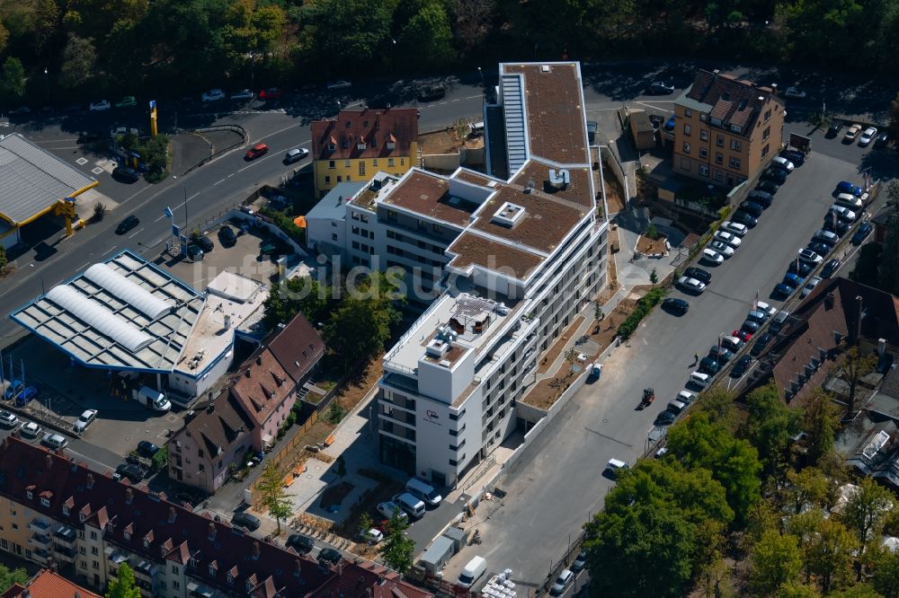 Luftbild Würzburg - Gebäude des Altersheim - Seniorenresidenz des AWO Marie-Juchacz-Haus an der Jägerstraße in Würzburg im Bundesland Bayern, Deutschland