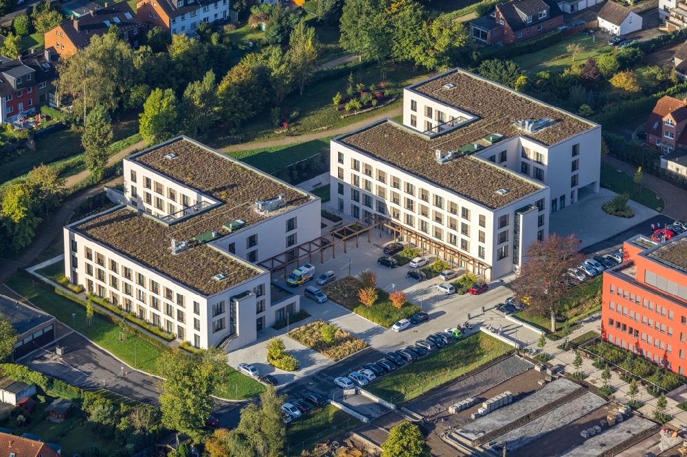 Herne von oben - Gebäude des Altersheim - Seniorenresidenz in Herne im Bundesland Nordrhein-Westfalen, Deutschland