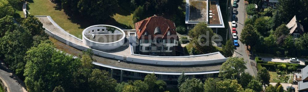 Plauen von oben - Gebäude des Altersheim - Seniorenresidenz der SBW Vogtlandkreis gGmbH in Plauen im Bundesland Sachsen