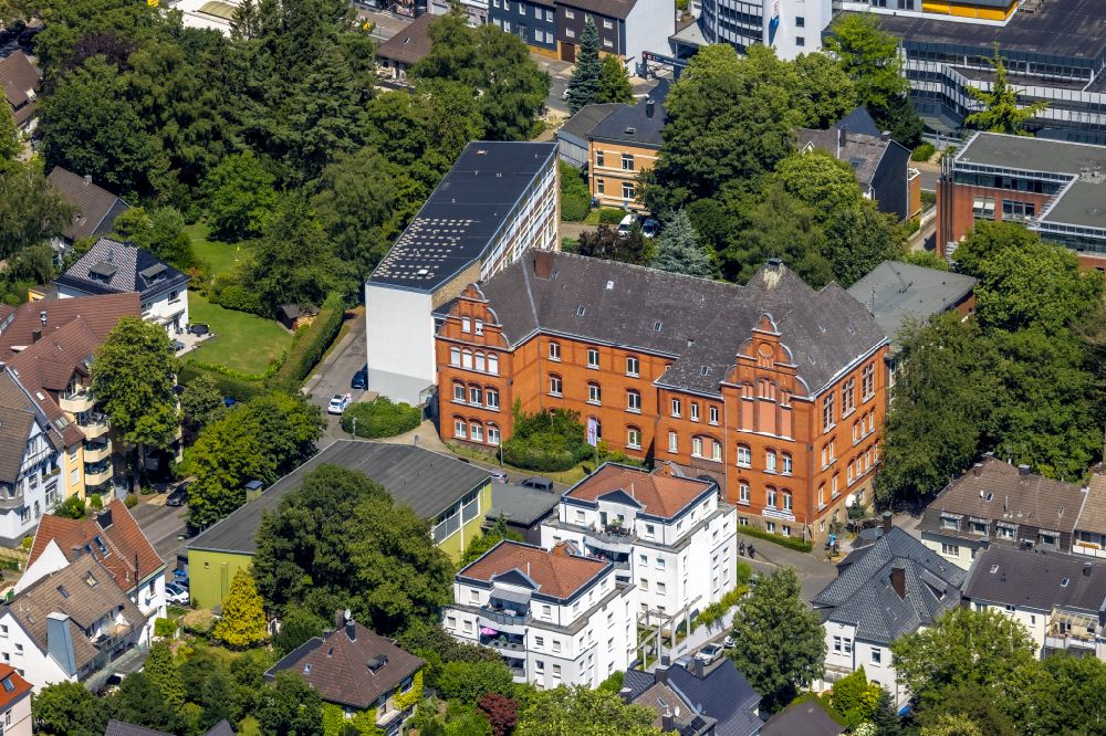 Luftaufnahme Gevelsberg - Gebäude Arbeiterwohlfahrt Unterbezirk Ennepe-Ruhr in Gevelsberg im Bundesland Nordrhein-Westfalen, Deutschland