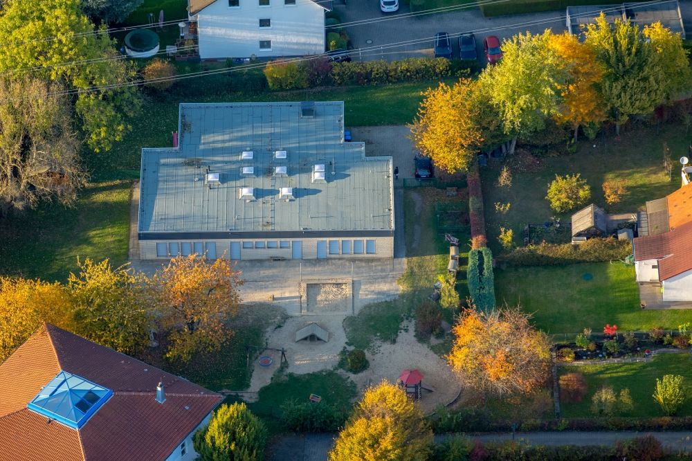 Wetter (Ruhr) von oben - Gebäude des AWO-Kindergarten in Wetter (Ruhr) im Bundesland Nordrhein-Westfalen