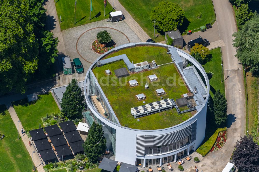 Lindau (Bodensee) aus der Vogelperspektive: Gebäude des Casino in Lindau (Bodensee) im Bundesland Bayern, Deutschland