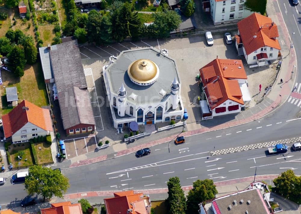 Luftaufnahme Göttingen - Gebäude der DITIB Moschee in Göttingen im Bundesland Niedersachsen, Deutschland