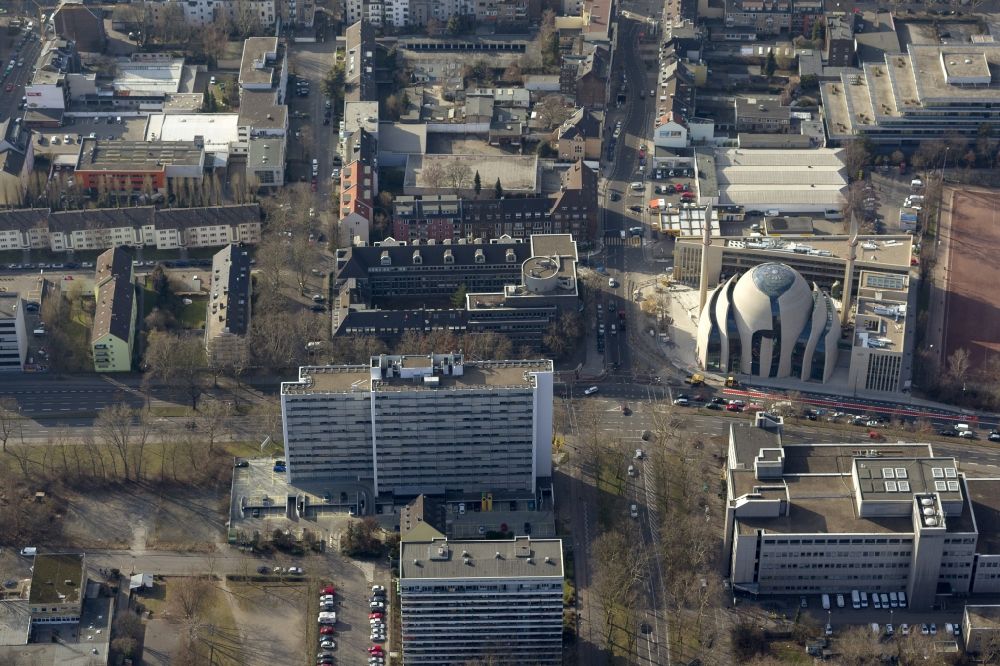 Luftaufnahme Köln - Gebäude der DITIB-Zentralmoschee in Köln Nordrhein-Westfalen