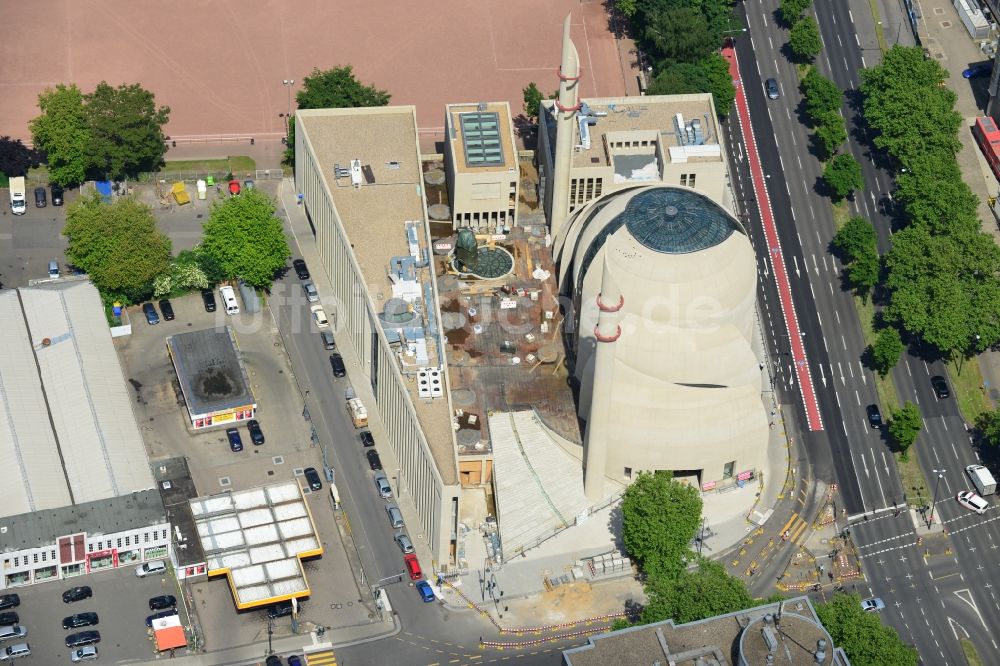 Luftbild Köln - Gebäude der DITIB-Zentralmoschee in Köln Nordrhein-Westfalen