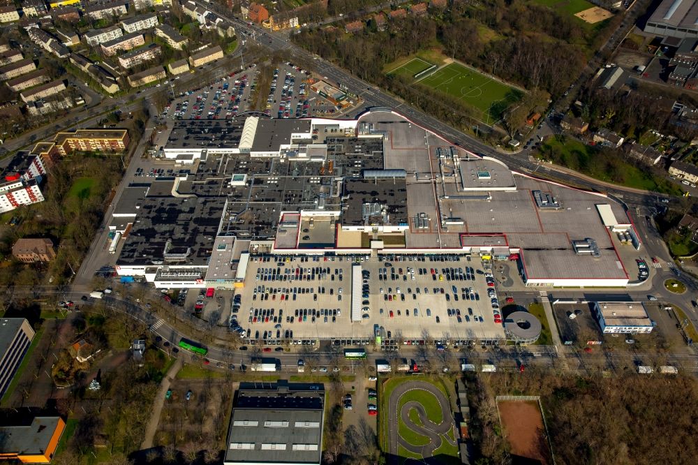 Luftbild Oberhausen - Gebäude des Einkaufszentrum BERO in Oberhausen im Bundesland Nordrhein-Westfalen