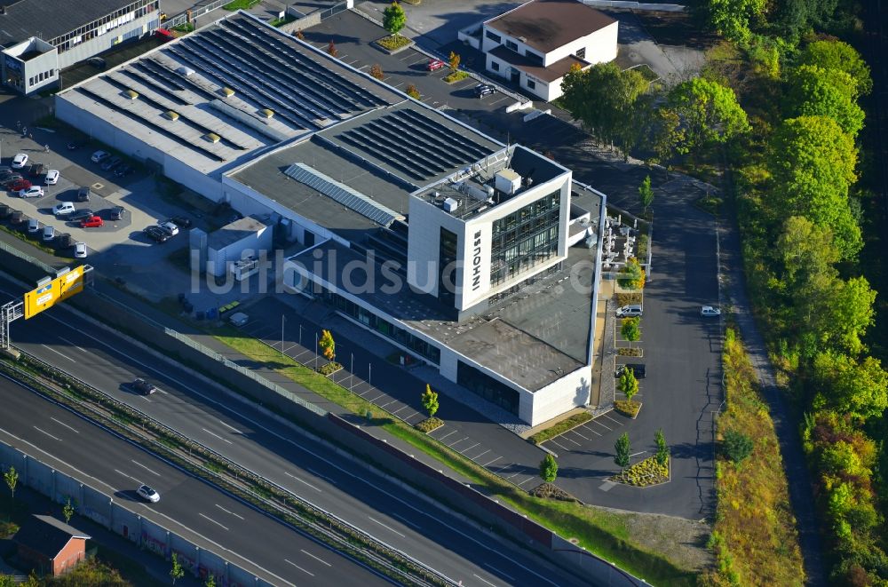 Luftaufnahme Dortmund - Gebäude des Einkaufszentrum INHOUSE der stilwerk GmbH an der Rosemeyerstraße in Dortmund im Bundesland Nordrhein-Westfalen
