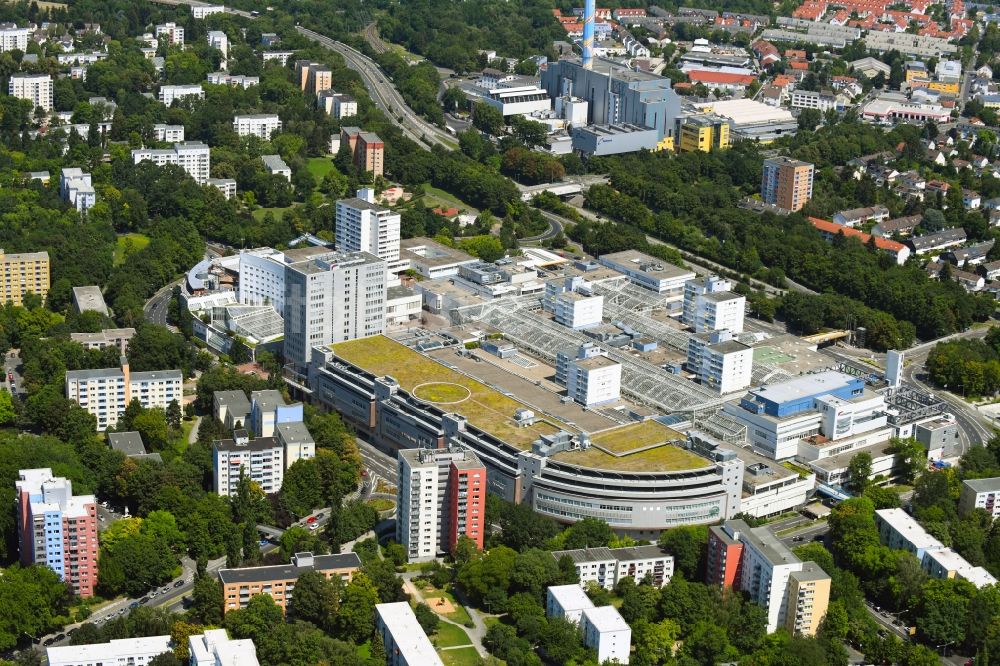 Luftbild Frankfurt am Main - Gebäude des Einkaufszentrum Nordwest Zentrum in Frankfurt am Main im Bundesland Hessen