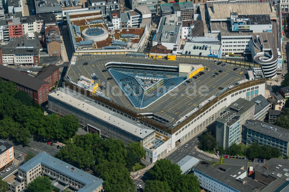 Dortmund aus der Vogelperspektive: Gebäude des Einkaufszentrum Thier-Galerie in Dortmund im Bundesland Nordrhein-Westfalen