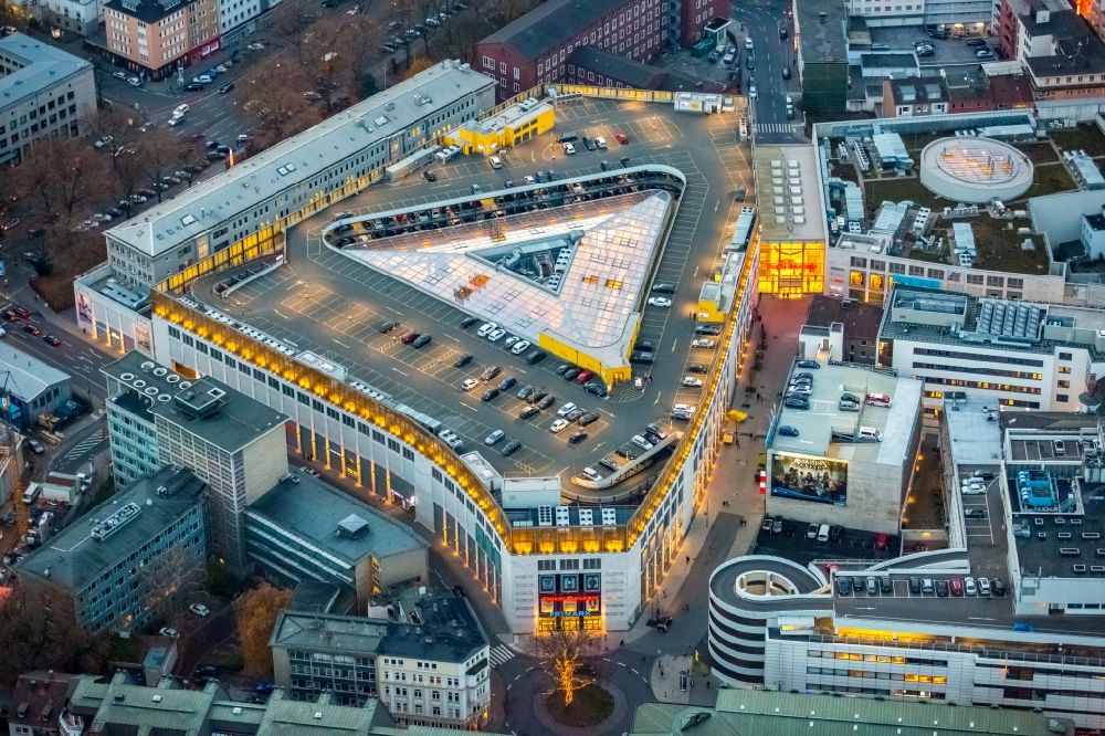 Dortmund aus der Vogelperspektive: Gebäude des Einkaufszentrum Thier-Galerie in Dortmund im Bundesland Nordrhein-Westfalen