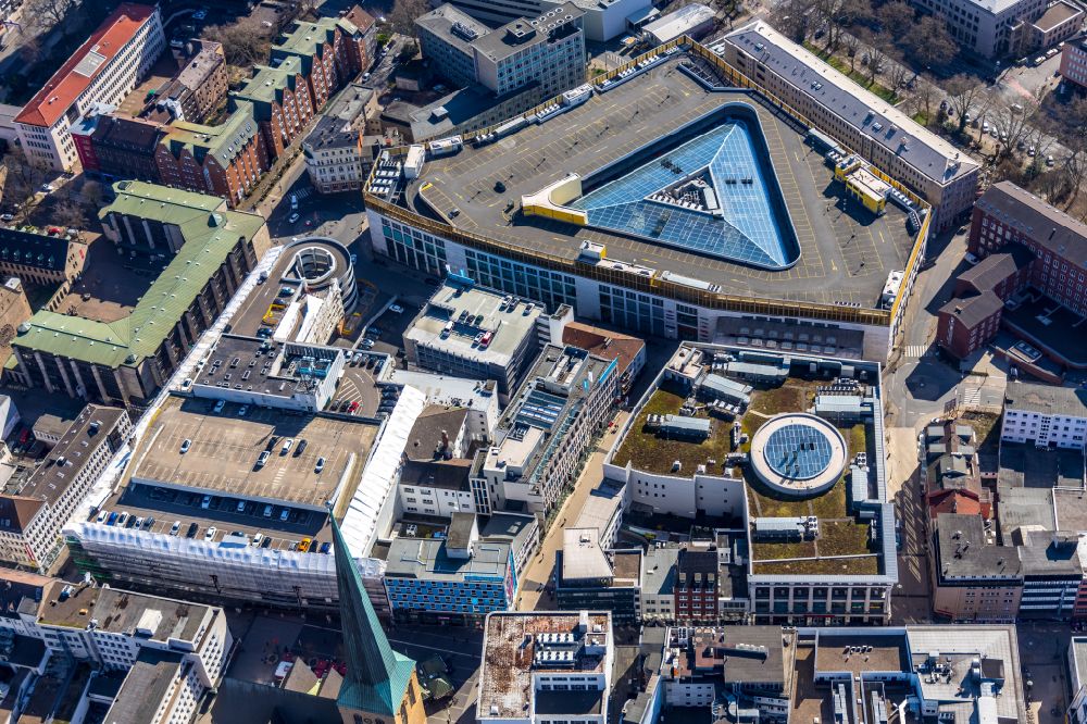 Luftaufnahme Dortmund - Gebäude des Einkaufszentrum Thier-Galerie in Dortmund im Bundesland Nordrhein-Westfalen