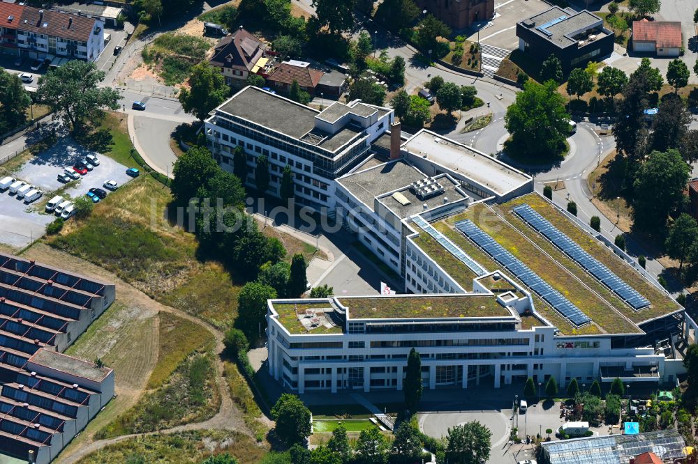 Luftaufnahme Nagold - Gebäude des Großhandelszentrum Häfele SE & Co KG in Nagold im Bundesland Baden-Württemberg, Deutschland
