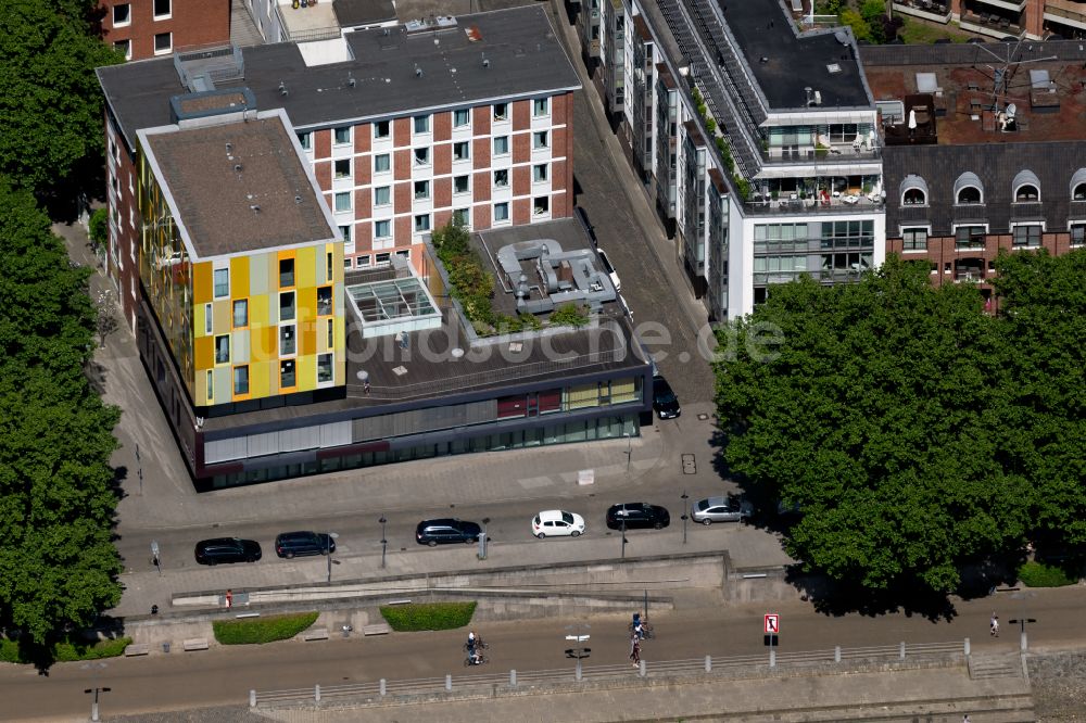 Luftaufnahme Bremen - Gebäude der Jugendherberge DJH Jugendherberge Bremen in Bremen, Deutschland