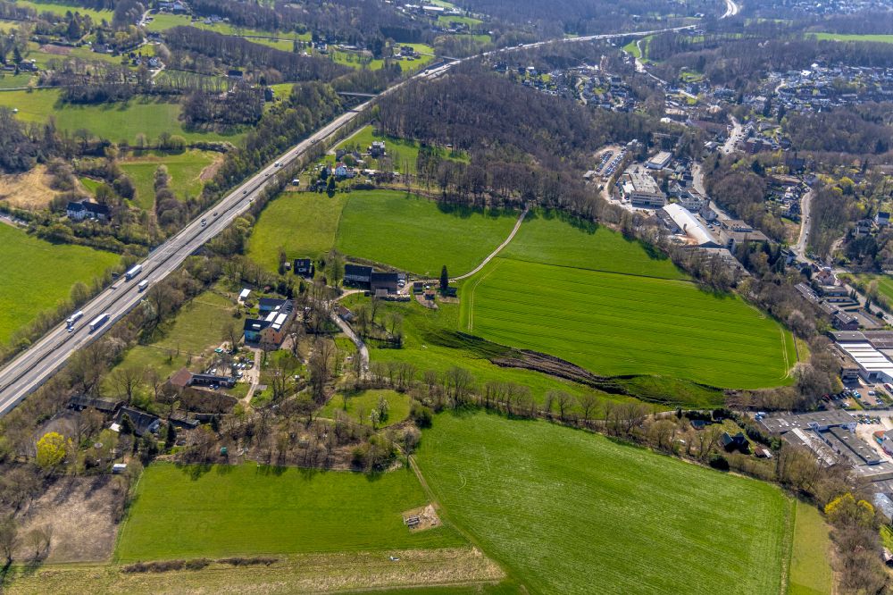 Luftbild Buchholz-Kämpen - Gebäude des Kinder- und Jugendheimes Johanna-Ruß-Haus in Buchholz-Kämpen im Bundesland Nordrhein-Westfalen, Deutschland