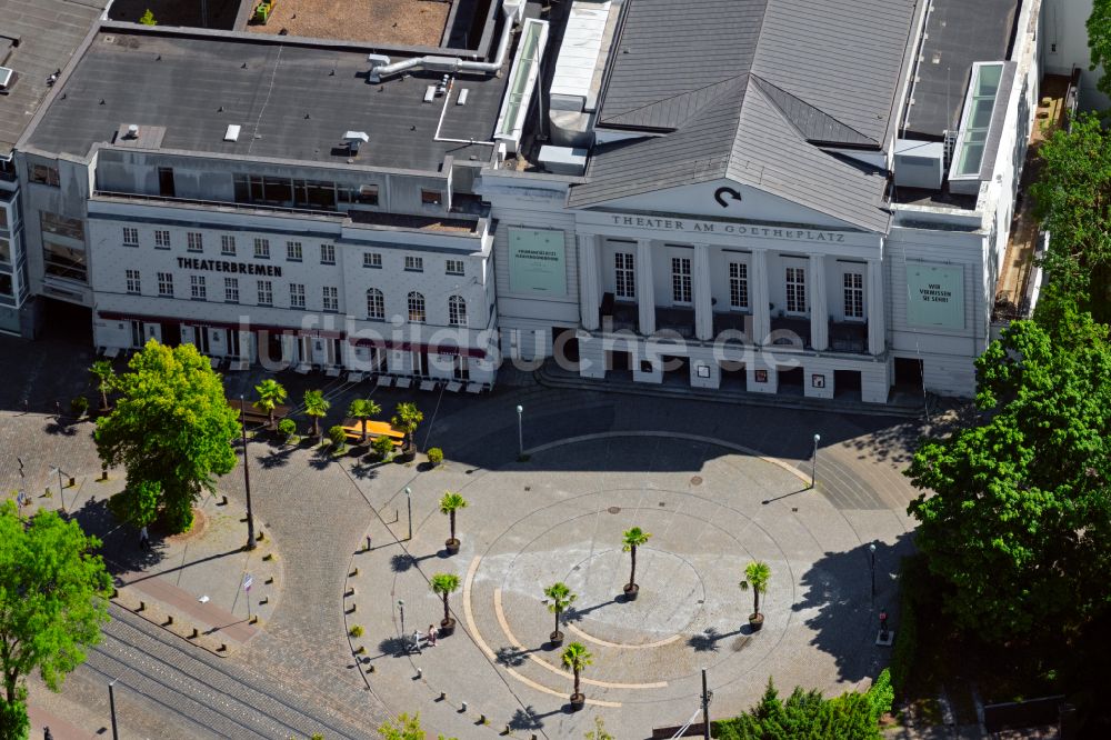 Luftbild Bremen - Gebäude des Konzerthauses und Theater- Schauspielhauses in Bremen, Deutschland