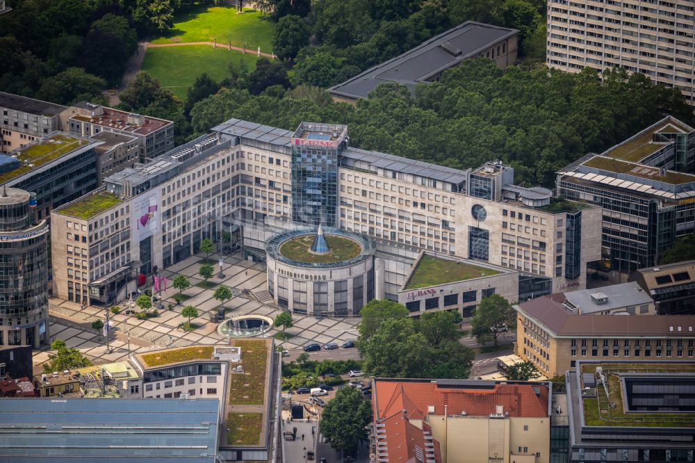 Luftbild Stuttgart - Gebäude des Konzerthauses und Theater- Schauspielhauses in Stuttgart im Bundesland Baden-Württemberg, Deutschland