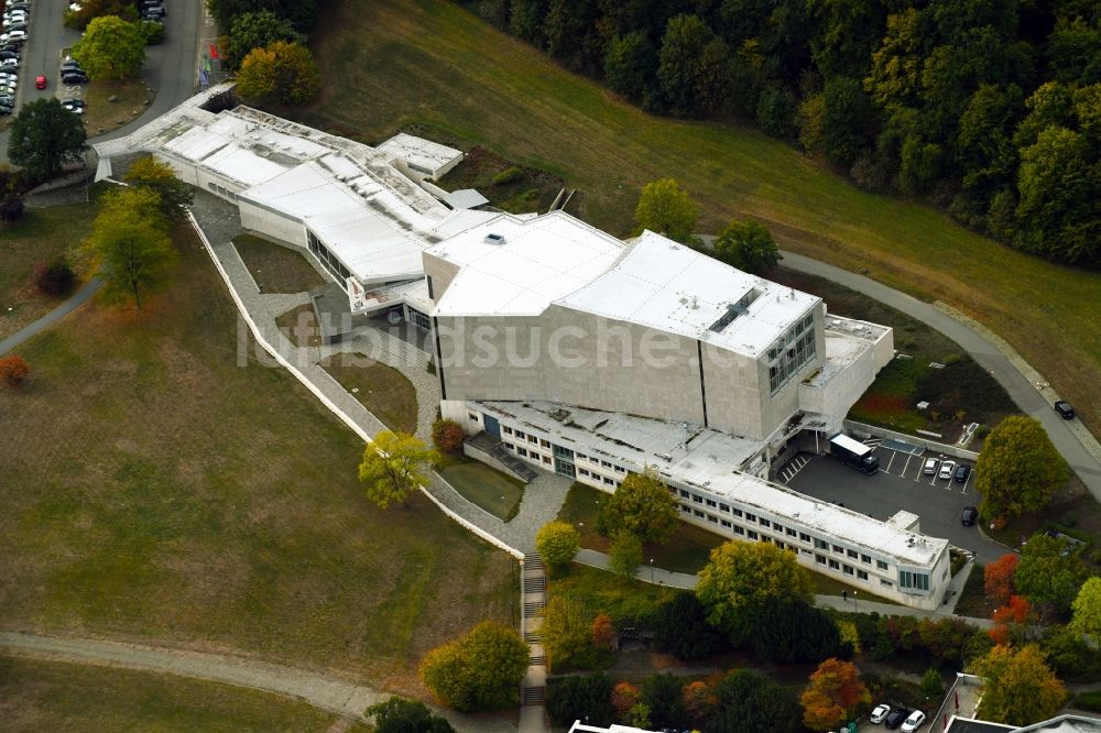 Luftbild Wolfsburg - Gebäude des Konzerthauses und Theater- Schauspielhauses in Wolfsburg im Bundesland Niedersachsen, Deutschland