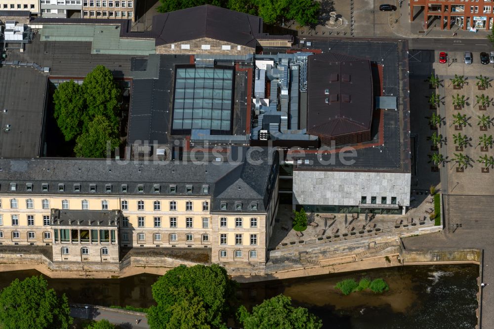 Hannover von oben - Gebäude des Landtag Niedersachsen in Hannover im Bundesland Niedersachsen, Deutschland