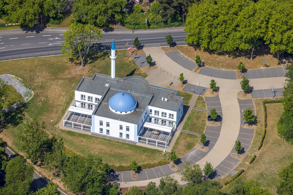 Luftbild Dortmund - Gebäude der Moschee DITIB-Moschee Dortmund-Hörde in Dortmund im Bundesland Nordrhein-Westfalen, Deutschland