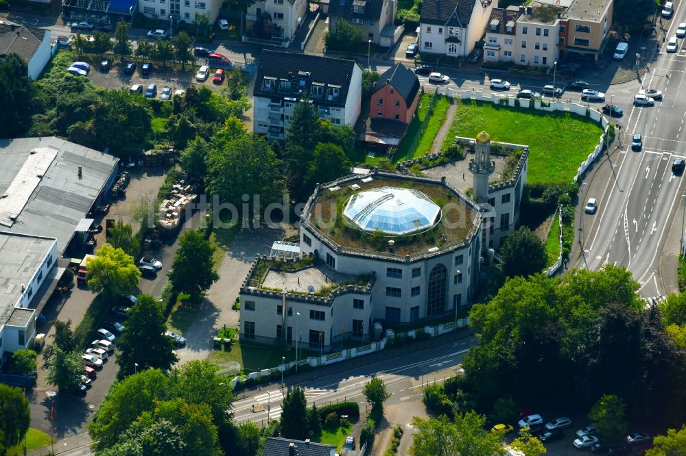 Bonn aus der Vogelperspektive: Gebäude der Moschee König-Fahd-Akademie im Ortsteil Bad Godesberg in Bonn im Bundesland Nordrhein-Westfalen, Deutschland