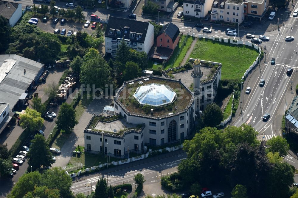 Luftbild Bonn - Gebäude der Moschee König-Fahd-Akademie im Ortsteil Bad Godesberg in Bonn im Bundesland Nordrhein-Westfalen, Deutschland