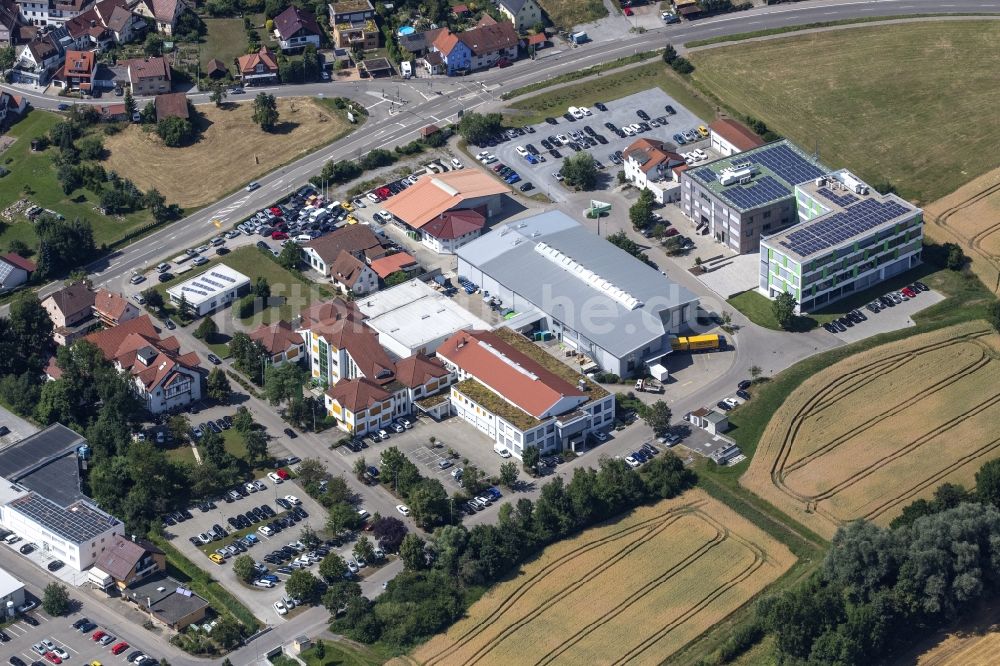 Luftbild Oppenweiler - Gebäude der Murrelektronik GmbH in Oppenweiler im Bundesland Baden-Württemberg, Deutschland