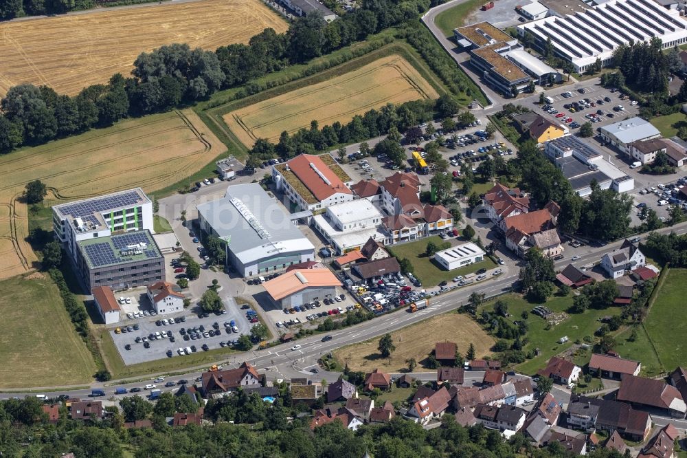 Luftaufnahme Oppenweiler - Gebäude der Murrelektronik GmbH in Oppenweiler im Bundesland Baden-Württemberg, Deutschland