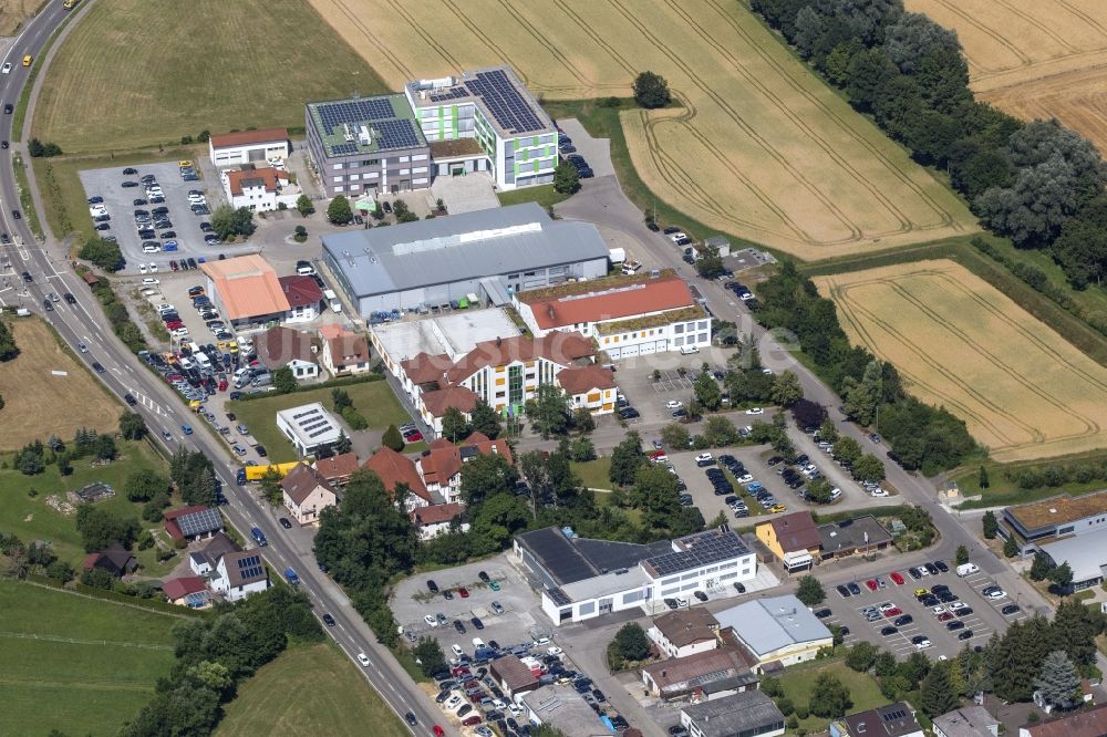 Oppenweiler aus der Vogelperspektive: Gebäude der Murrelektronik GmbH in Oppenweiler im Bundesland Baden-Württemberg, Deutschland