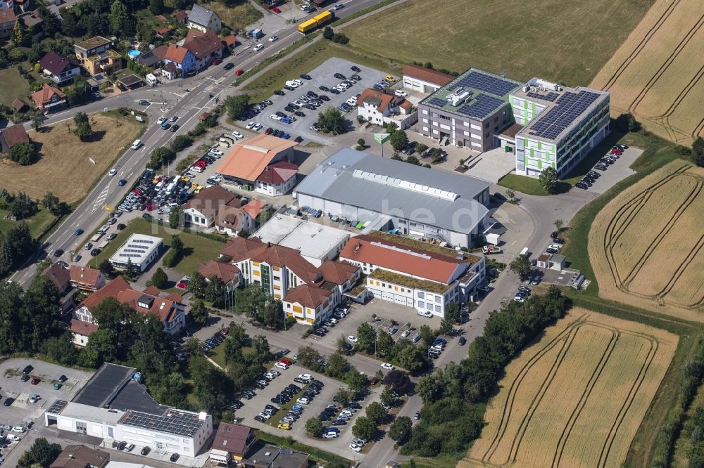 Luftbild Oppenweiler - Gebäude der Murrelektronik GmbH in Oppenweiler im Bundesland Baden-Württemberg, Deutschland