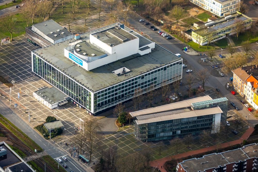 Luftbild Gelsenkirchen - Gebäude des Musiktheater im Revier Gelsenkirchen in Gelsenkirchen im Bundesland Nordrhein-Westfalen