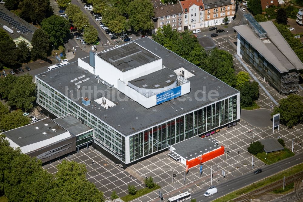 Gelsenkirchen von oben - Gebäude des Musiktheater im Revier Gelsenkirchen in Gelsenkirchen im Bundesland Nordrhein-Westfalen