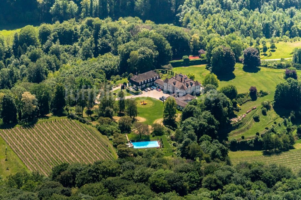 Luftbild Ihringen - Gebäude und Parkanlagen des Gutshauses und Herrenhauses in Ihringen im Bundesland Baden-Württemberg, Deutschland