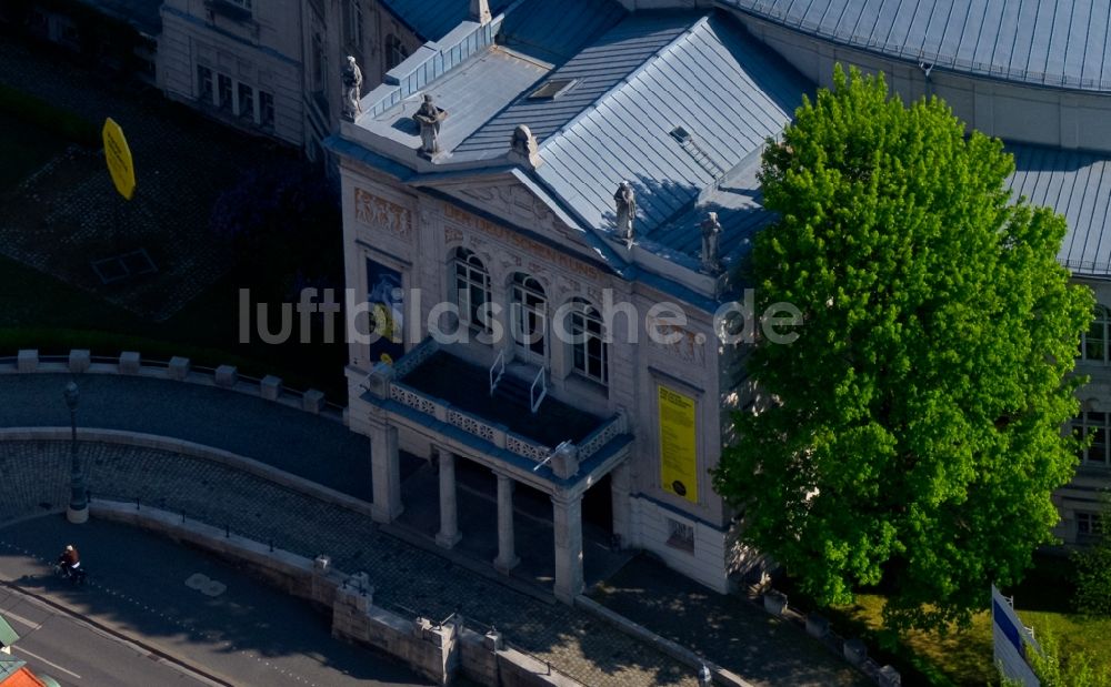 München aus der Vogelperspektive: Gebäude des Prinzregententheater im Stadtteil Bogenhausen in München im Bundesland Bayern, Deutschland