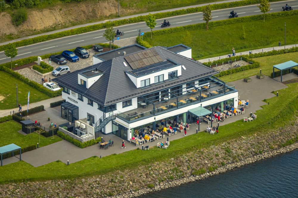Luftbild Amecke - Gebäude des Restaurant Heimathafen Grote in Amecke im Bundesland Nordrhein-Westfalen, Deutschland
