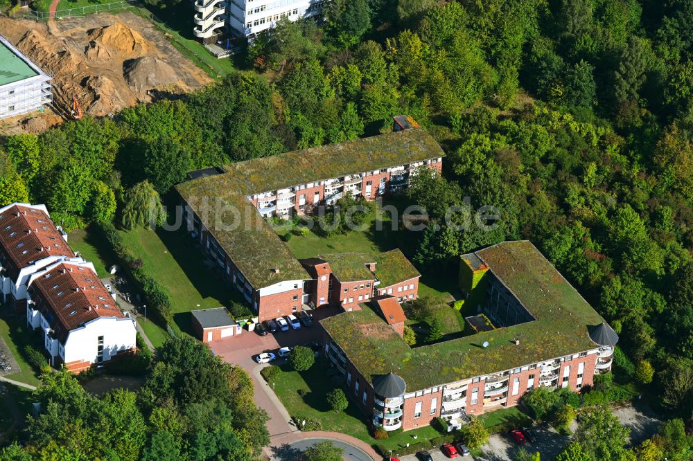 Luftbild Lüneburg - Gebäude der Seniorenwohnanlage Johanniter-Unfall-Hilfe e.V. - Servicewohnen Lüneburg in Lüneburg im Bundesland Niedersachsen, Deutschland