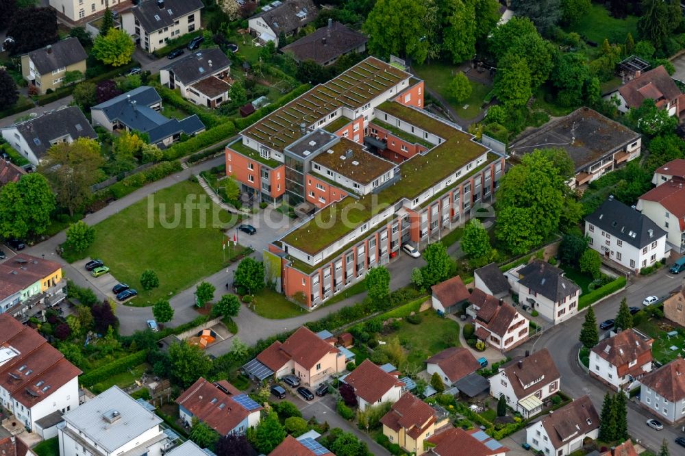Luftaufnahme Lahr/Schwarzwald - Gebäude des Seniorenzentrums AWO Ludwig Frank Haus in Lahr/Schwarzwald im Bundesland Baden-Württemberg, Deutschland