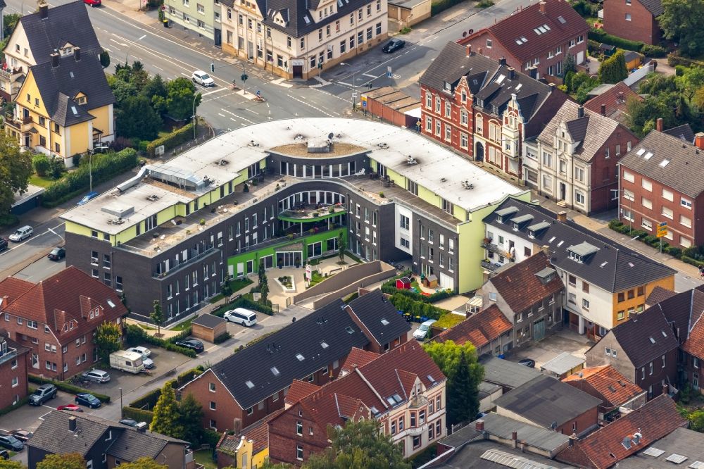 Luftaufnahme Werne - Gebäude des Seniorenzentrums in Werne im Bundesland Nordrhein-Westfalen, Deutschland