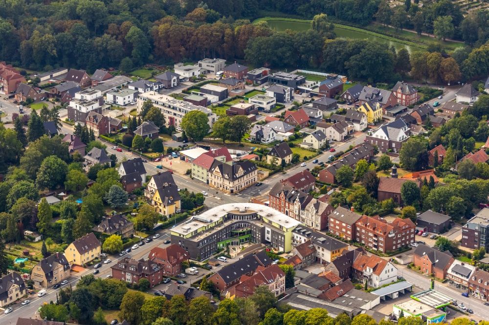 Werne von oben - Gebäude des Seniorenzentrums in Werne im Bundesland Nordrhein-Westfalen, Deutschland