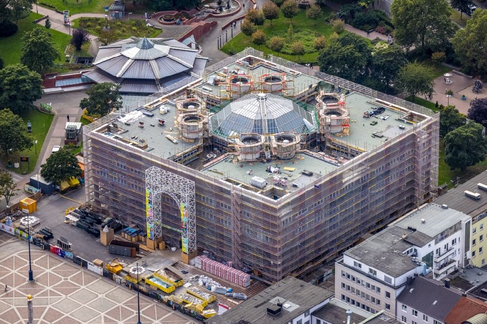 Luftaufnahme Dortmund - Gebäude der Stadtverwaltung - Rathaus am Marktplatz in Dortmund im Bundesland Nordrhein-Westfalen, Deutschland